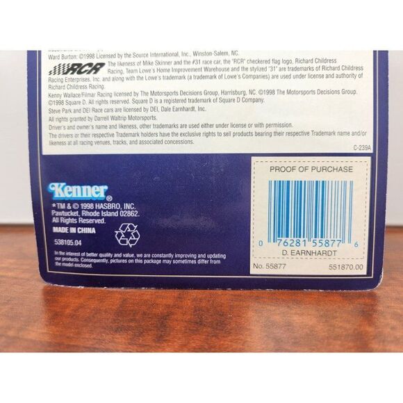 Vintage Nascar Winners Circle Dale Earnhardt 1998 Stock Car 1/64 Scale Diecast - Picture 10 of 11